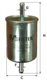 Паливний (топливный) фільтр mfilter BF305