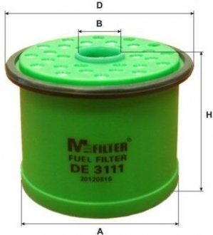 Паливний (топливный) фільтр mfilter DE3111