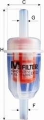 Паливний фільтр mfilter DF12