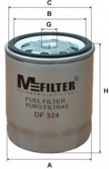 Топливный фильтр mfilter DF324