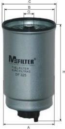 Паливний (топливный) фільтр mfilter DF325