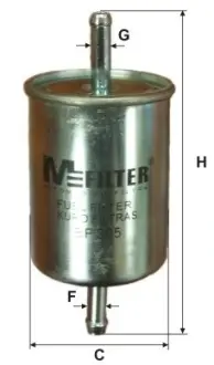 Топливный фильтр MFILTER BF305 Пежо 306
