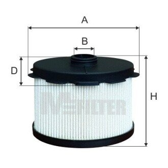 Топливный фильтр mfilter DE3117 на Ситроен Берлинго b9