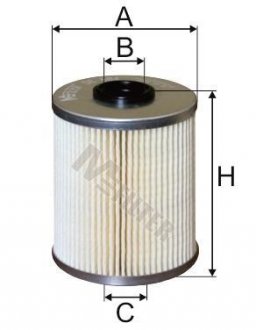 Паливний (топливный) фільтр mfilter DE 684