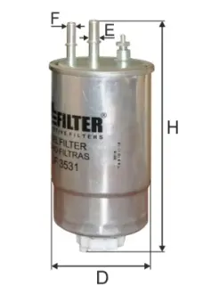 Топливный фильтр MFILTER DF3531 Форд KA