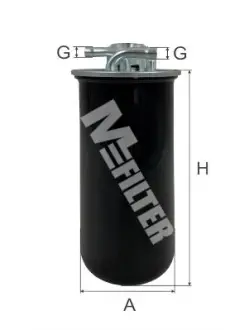 Топливный фильтр MFILTER DF3567 Ауди А6