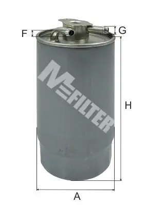 Паливний (топливный) фільтр MFILTER DF3571 (фото 1)