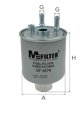 Топливный фильтр MFILTER DF3576