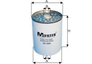 Паливний (топливный) фільтр mfilter DF698