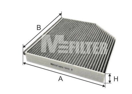 Угольный фильтр салона mfilter K9070C на Ауди А4 б8