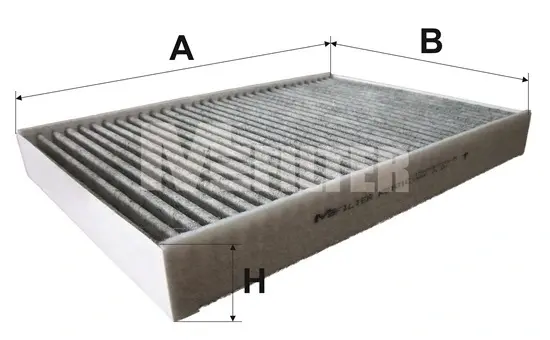 Угольный фильтр салона MFILTER K9101C