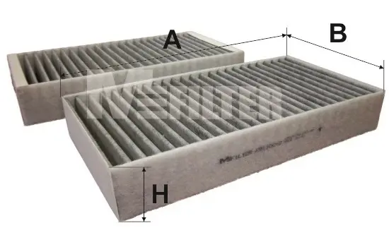 Угольный фильтр салона MFILTER K9110C-2