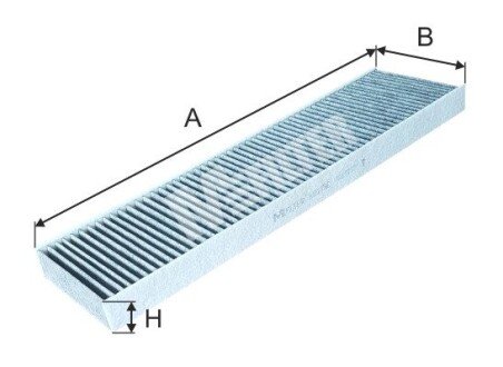 Вугільний фільтр салону mfilter K 9179C