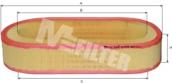 Повітряний фільтр MFILTER A339 (фото 1)