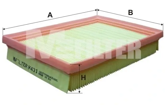 Воздушный фильтр MFILTER K431