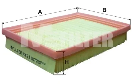 Воздушный фильтр MFILTER K431