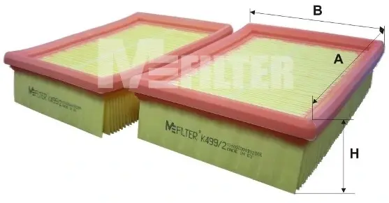 Воздушный фильтр MFILTER K499-2