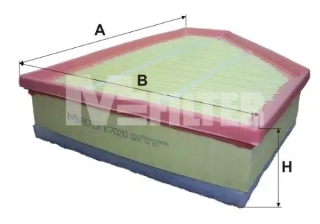 Повітряний фільтр MFILTER K7020 Бмв 1 серии