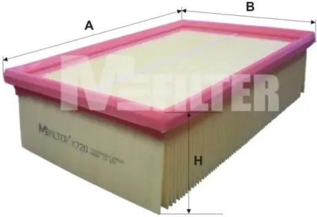 Повітряний фільтр MFILTER K720
