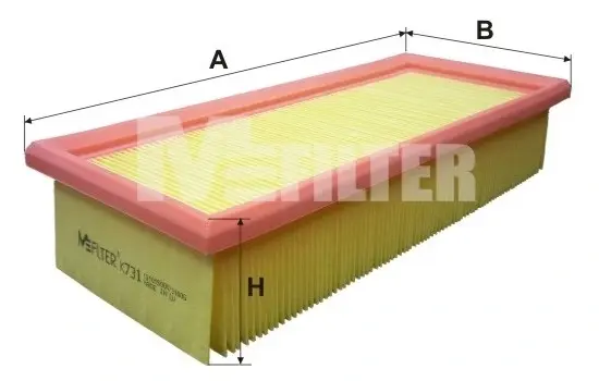 Повітряний фільтр MFILTER K731 (фото 1)