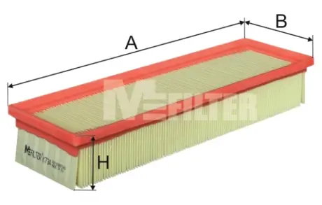 Повітряний фільтр MFILTER K734