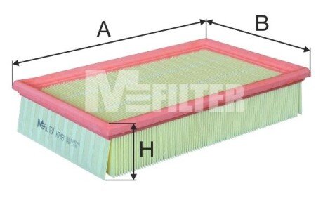 Воздушный фильтр mfilter K749 на Вольво V50