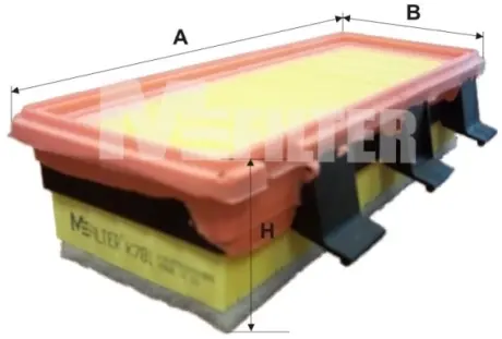 Повітряний фільтр MFILTER K781 Рено Express