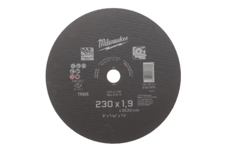 Відрізний диск Standard Inox 230x1,9мм MILWAUKEE 4932479579