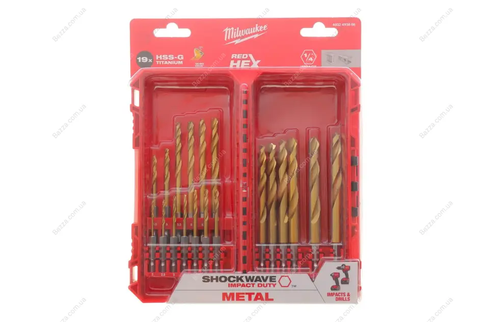 Свердла для дрилів по металу MILWAUKEE 4932493866