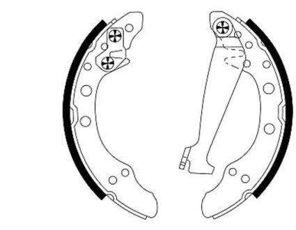 Колодки ручного (стоячого) гальма mintex MFR373 на Шкода Fabia 4