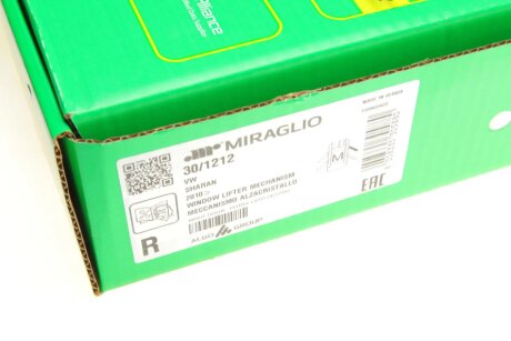 Склопідіймач miraglio 301212