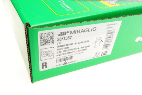 Склопідіймач miraglio 301357