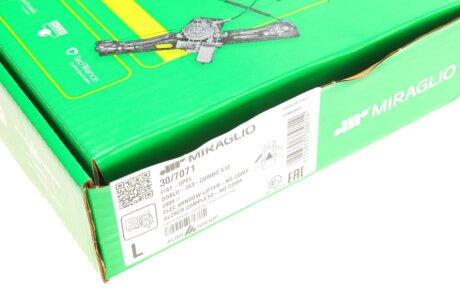 Склопідіймач miraglio 307071