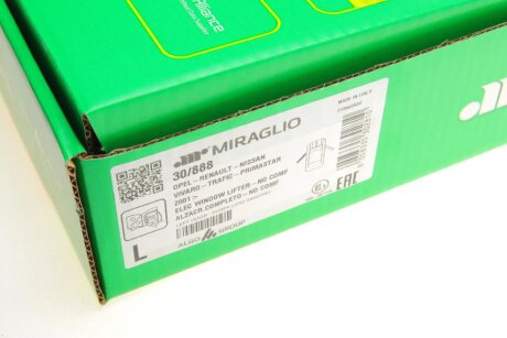 Склопідіймач miraglio 30888