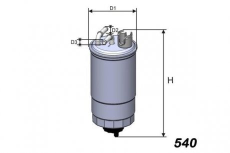 Дизельный топливный фильтр misfat M275