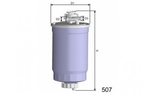 Дизельний паливний фільтр misfat M365A