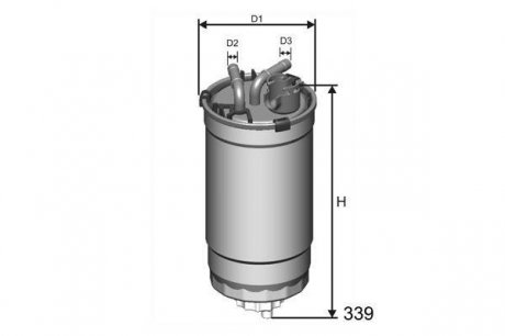 Дизельный топливный фильтр misfat M391