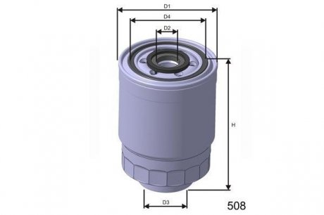 Дизельний паливний фільтр misfat M443