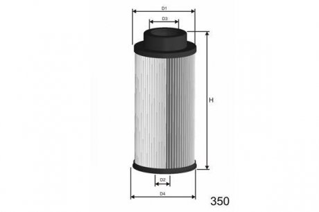 Дизельний паливний фільтр misfat F010