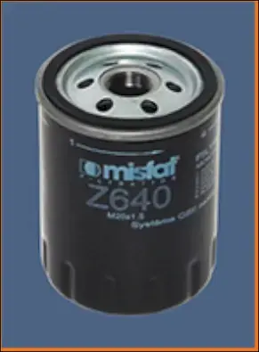 Масляный фильтр misfat Z640