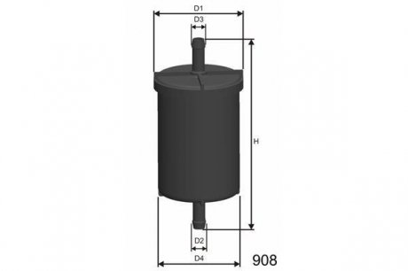 Паливний (топливный) фільтр misfat E510