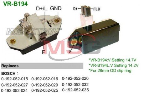 Регулятор напруги mobiletron VRB194