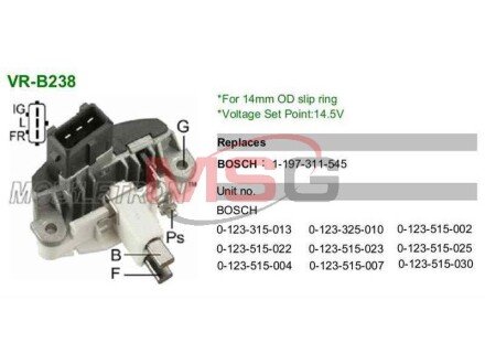 Регулятор напруги mobiletron VRB238 на Бмв Z3