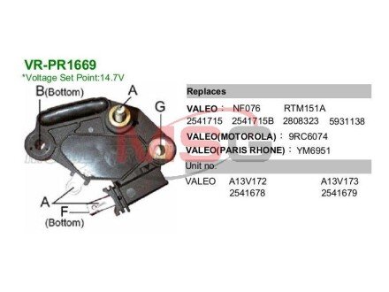 Регулятор напруги mobiletron VRPR1669