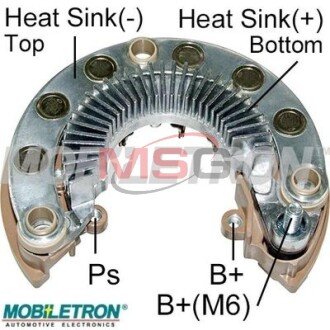 Диодный мост генератора mobiletron RM237 на Мазда 6 gj