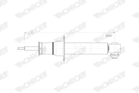 Задній амортизатор (стойка) Monroe G2262