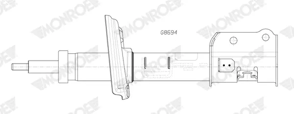 Амортизатор підвіски monroe G8694