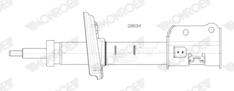 Амортизатор підвіски monroe G8694 Jeep Compass