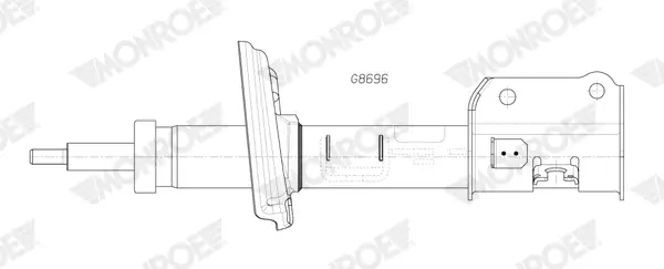 Амортизатор підвіски monroe G8696