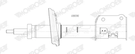 Амортизатор підвіски monroe G8696 Jeep Compass